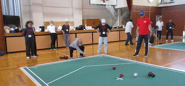六ツ川大池地区連合 ボッチャ体験会