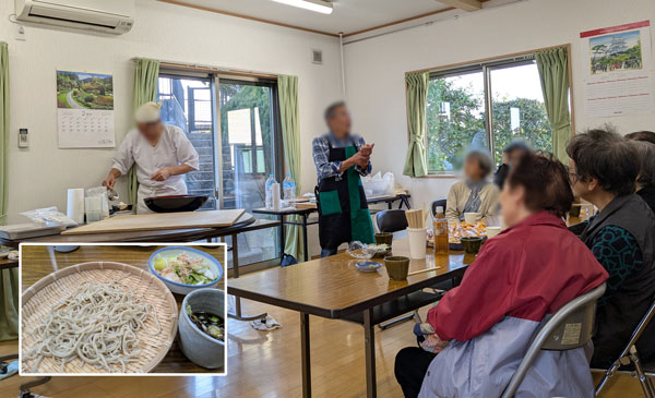 芙蓉クラブ・自治会 そば打ち食する会