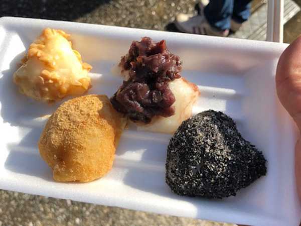 いろいろな種類のお餅