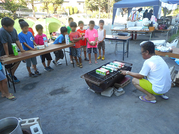 防災訓練キャンプ18